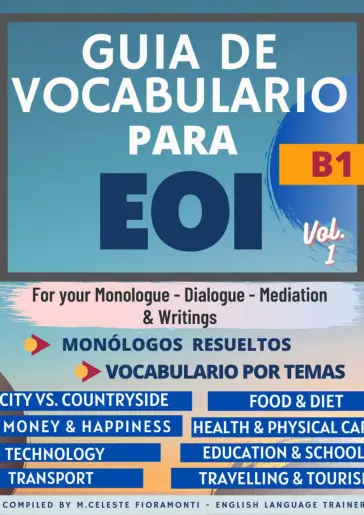 Portada de Guía de vocabulario B1 EOI